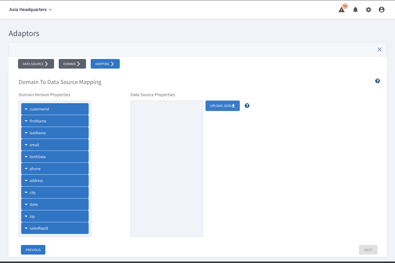 uiDomainToSourceMapping