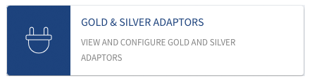 landing page gold silver icon